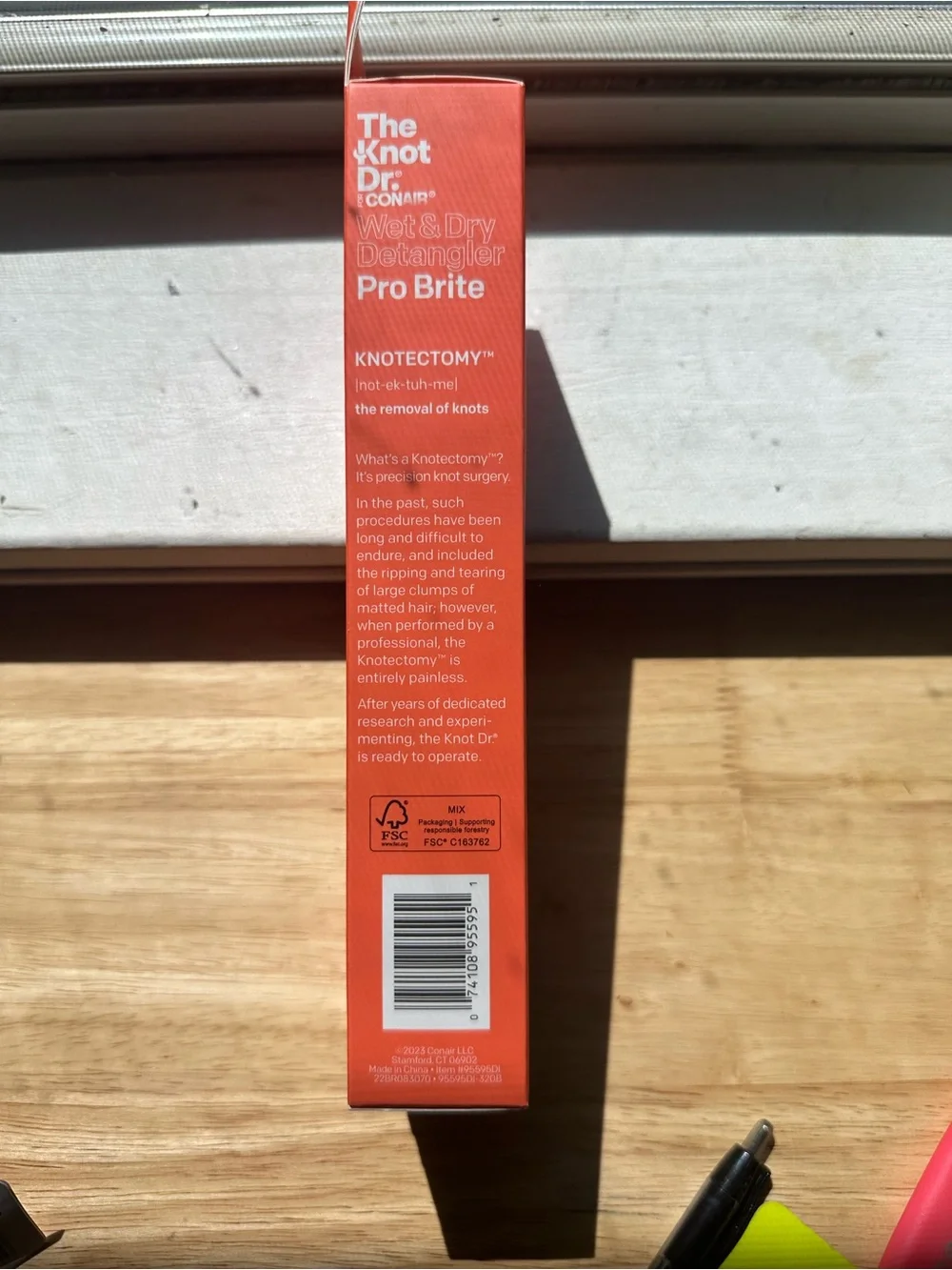 Conair Pro Brite Wet & Dry Detangler Brush — pink the knot doctor